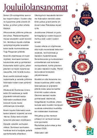 Jouluilolansanomat 2024