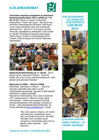 Ilolansanomat 10 2016