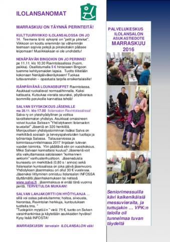 Ilolansanomat 11 2016