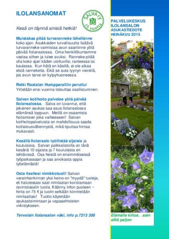 Ilolansanomat 7 2015