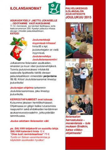 Ilolansanomat 12 2015