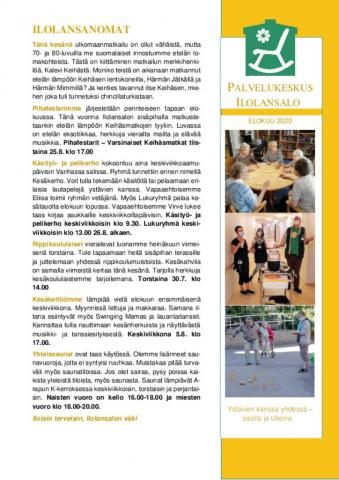Ilolansanomat 8 2020