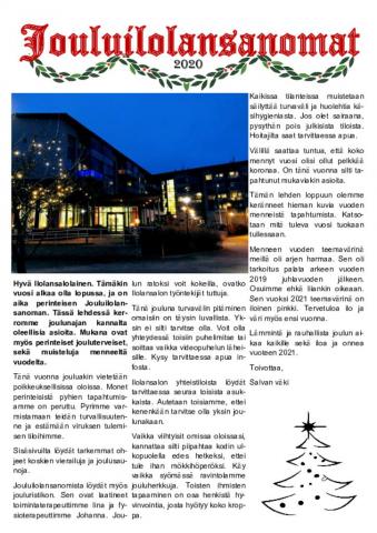 Jouluilolansanomat 2020