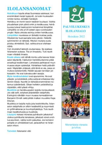 Ilolansanomat 7 2022