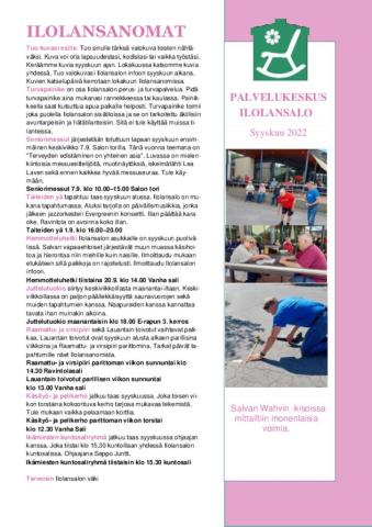 Ilolansanomat 9 2022